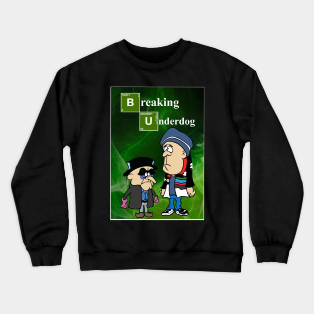 Breaking Underdog Crewneck Sweatshirt by Biomek